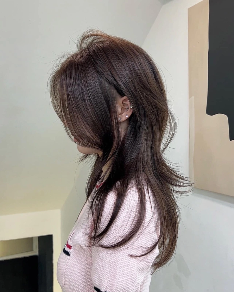 kiểu tóc mullet nữ
