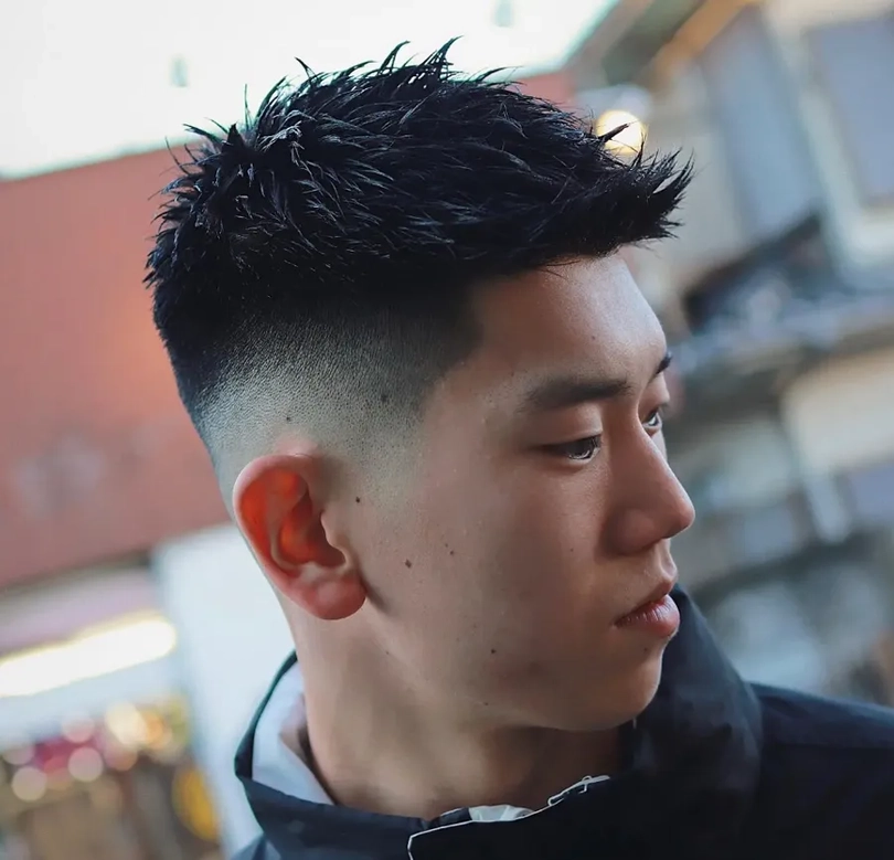 kiểu tóc nam spiky