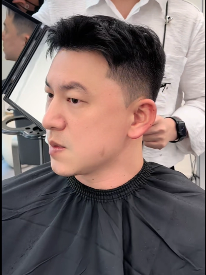 kiểu tóc nam trung niên công sở