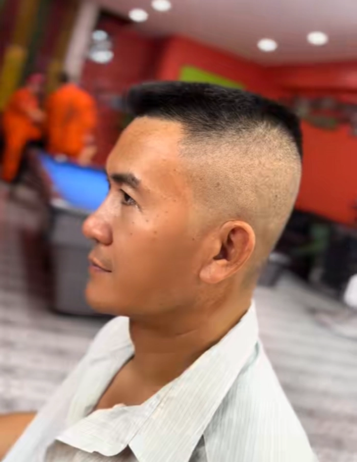 kiểu tóc nam trung niên nakata