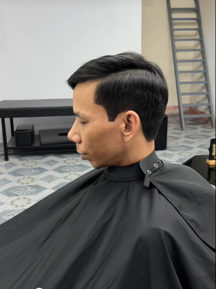 kiểu tóc nam trung niên phong trần