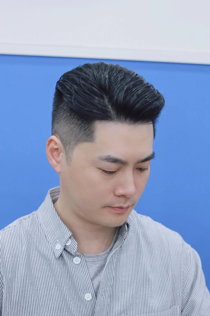 kiểu tóc nam trung niên pompadour