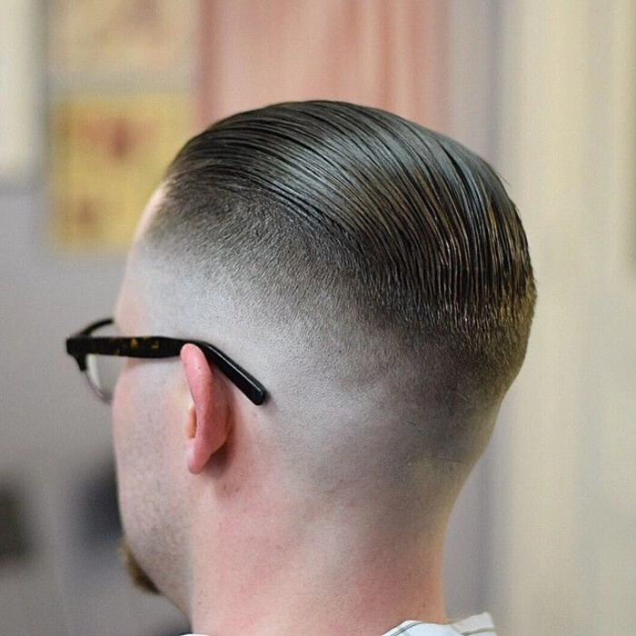 kiểu tóc slick back hiện đại
