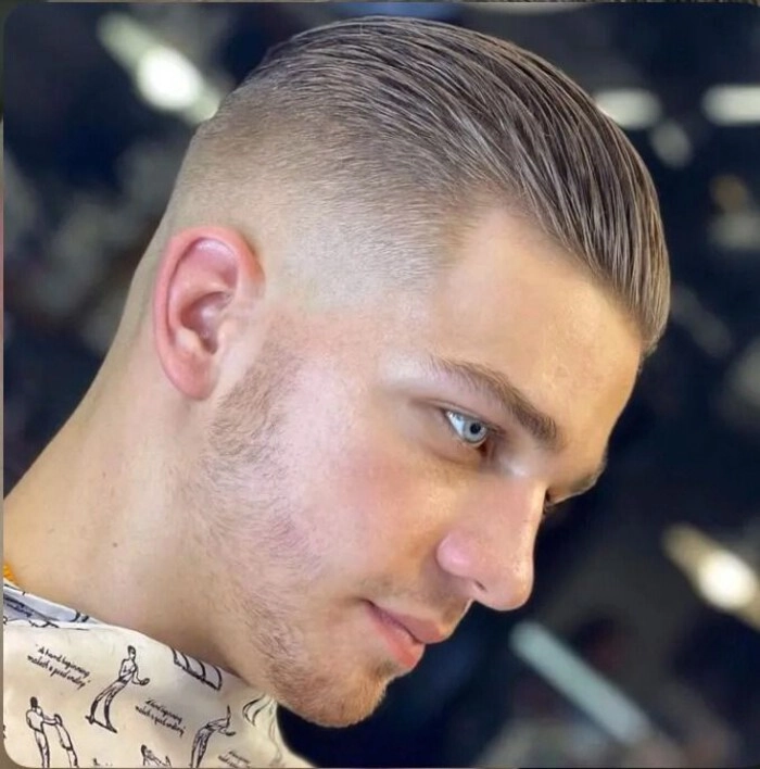 kiểu tóc slick back tóc mỏng