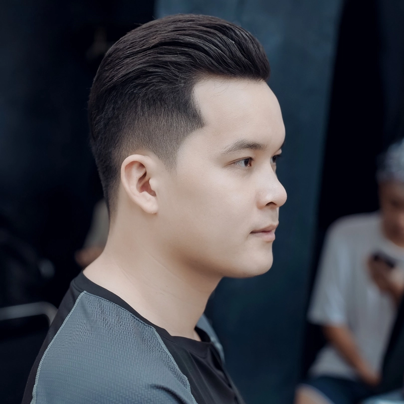 kiểu tóc slicked back cho nam