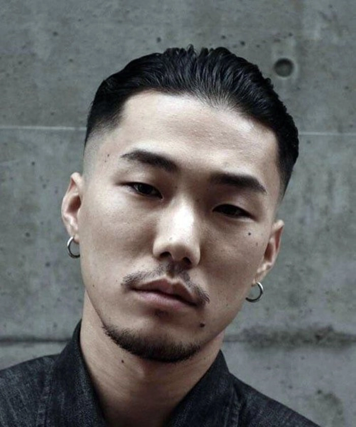 kiểu tóc slicked back