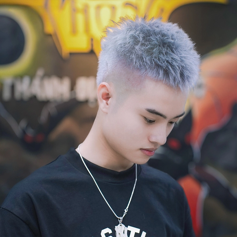 kiểu tóc textured crop hàn quốc