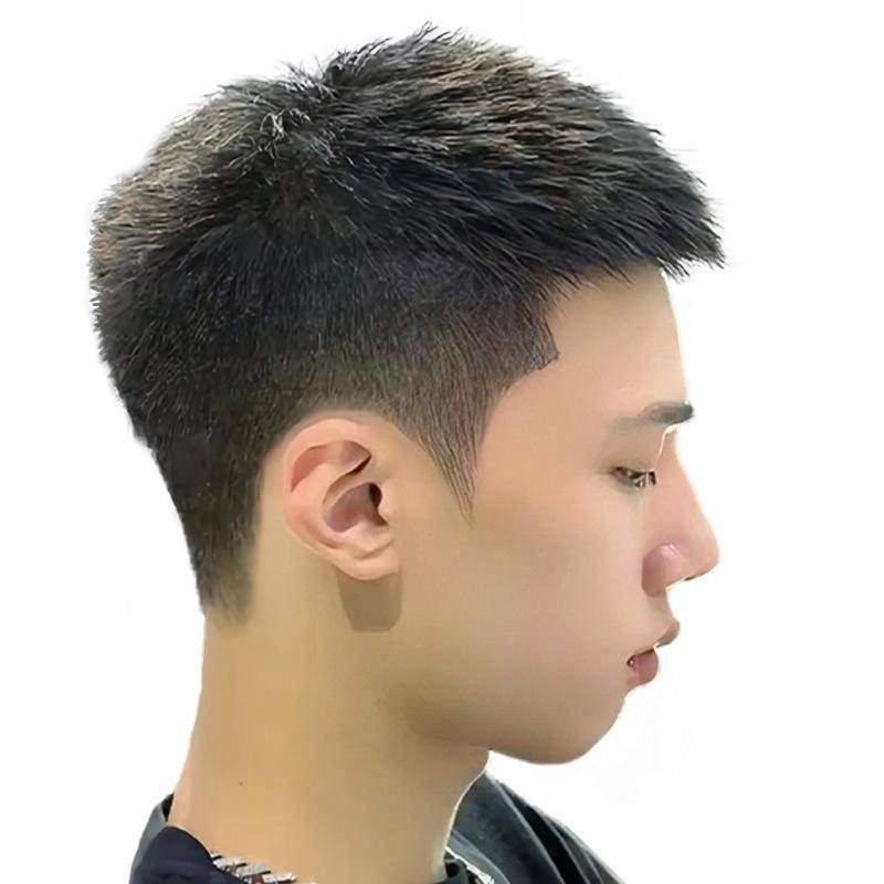 kiểu tóc textured crop layer