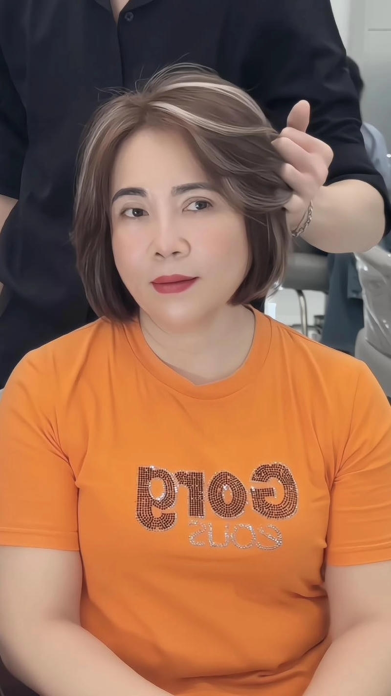 kiểu tóc trung niên