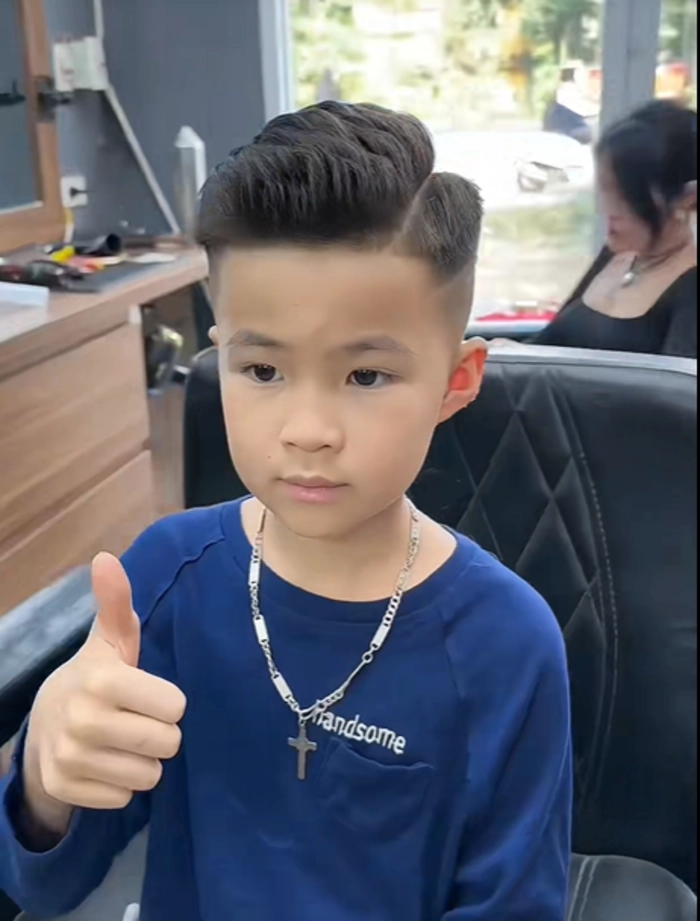 kiểu tóc undercut phong cách cho bé trai