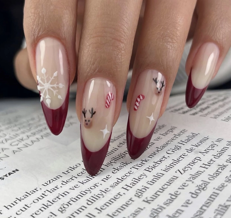 mẫu móng tay noel