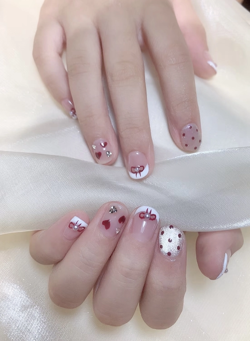 mẫu nail cho học sinh cấp 1