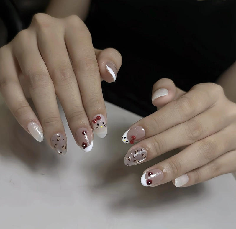 mẫu nail dễ thương