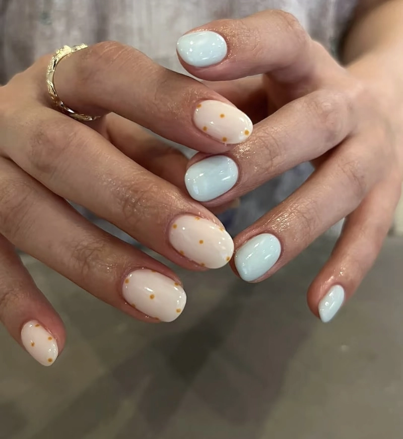 mẫu nail đẹp đơn giản cho học sinh