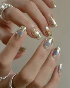 mẫu nail hoa tulip