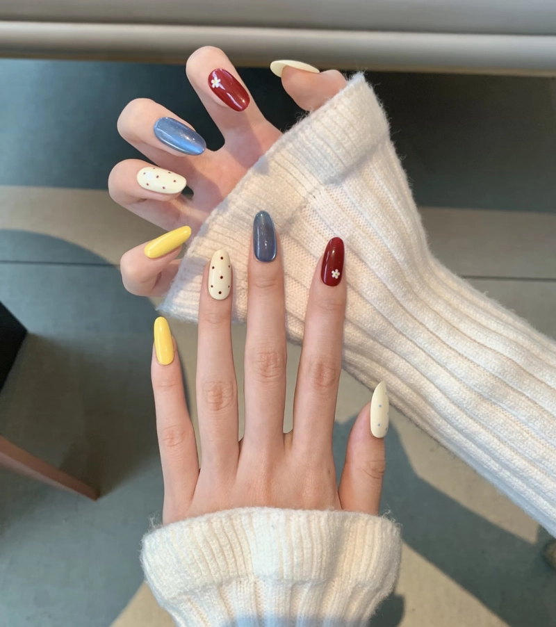 mẫu nail mùa hè