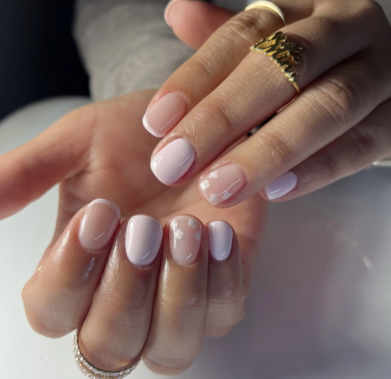mẫu nail ngắn dễ