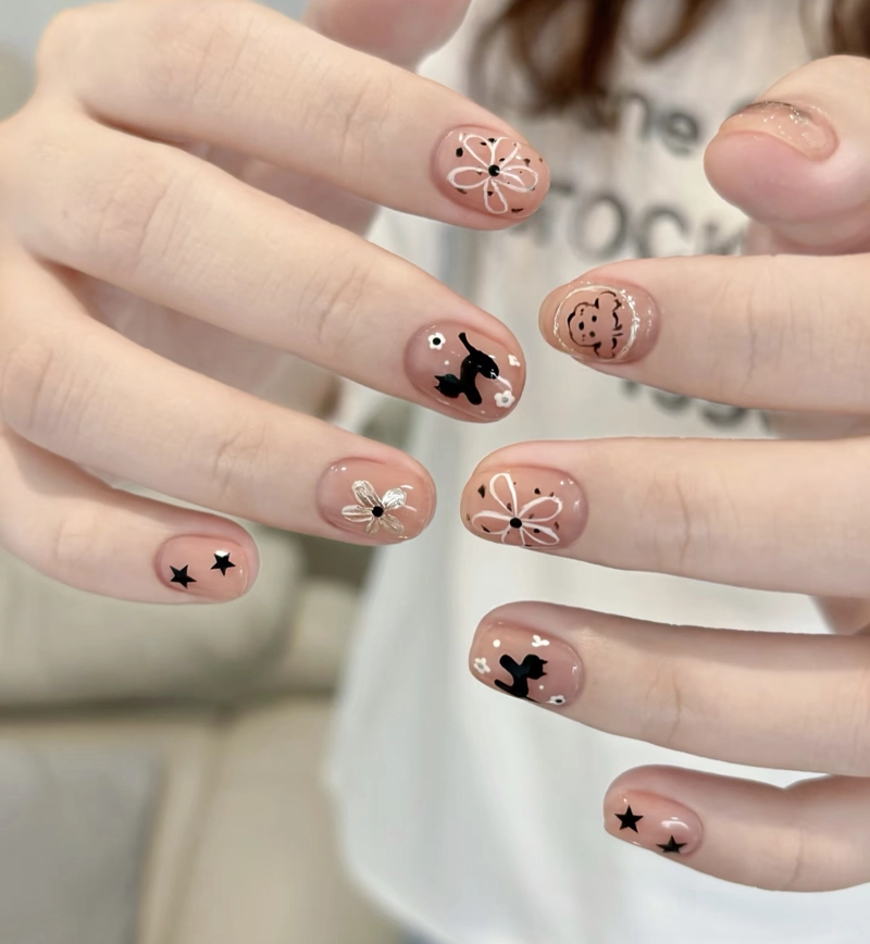 mẫu nail ngắn đẹp nhất