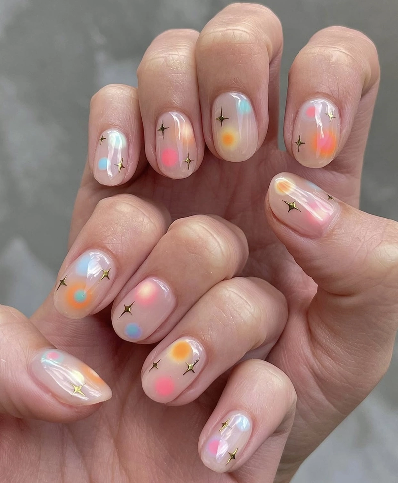 mẫu nail ngắn đẹp