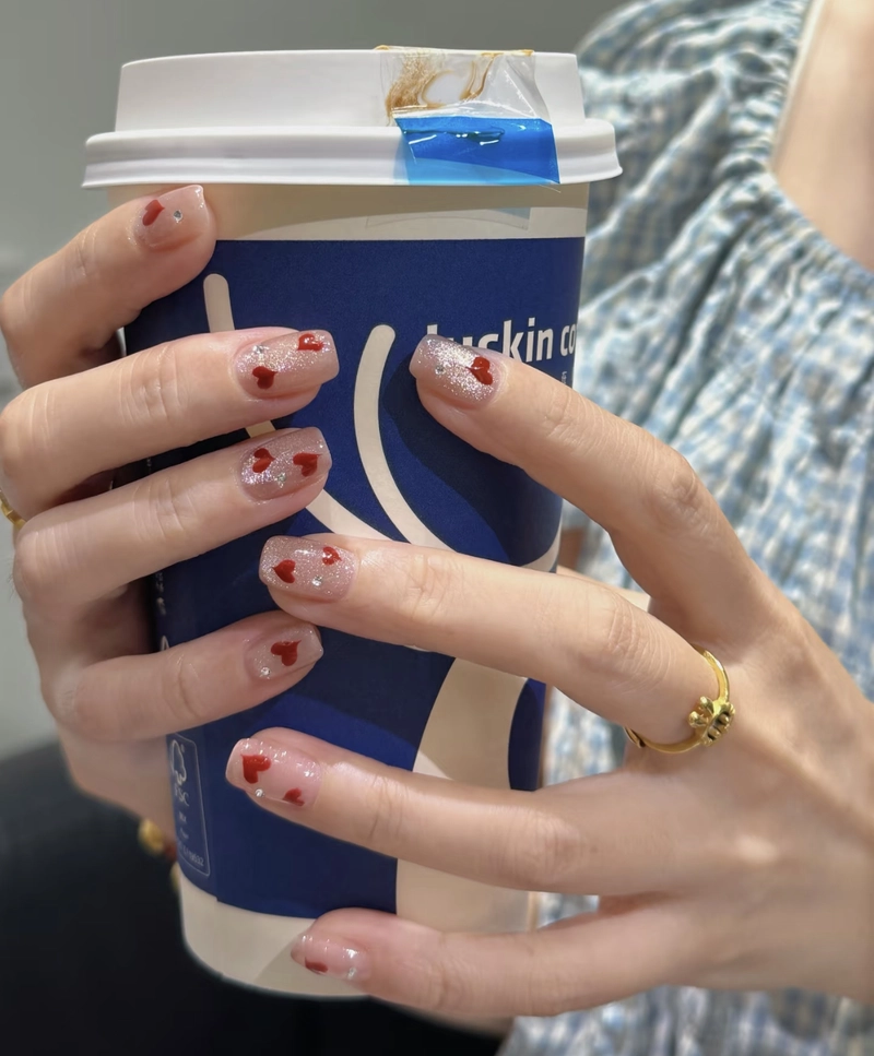 mẫu nail tay dễ thương