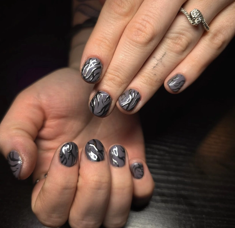 mẫu nail xinh cho móng ngắn