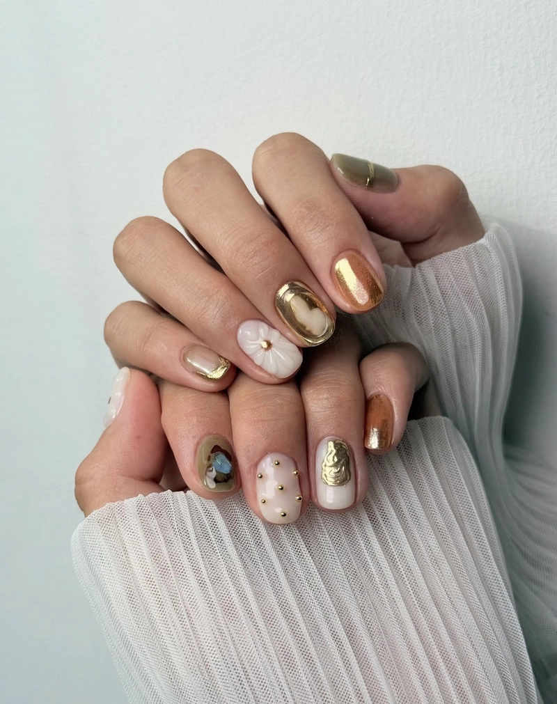 mẫu nail xinh cho móng tay ngắn