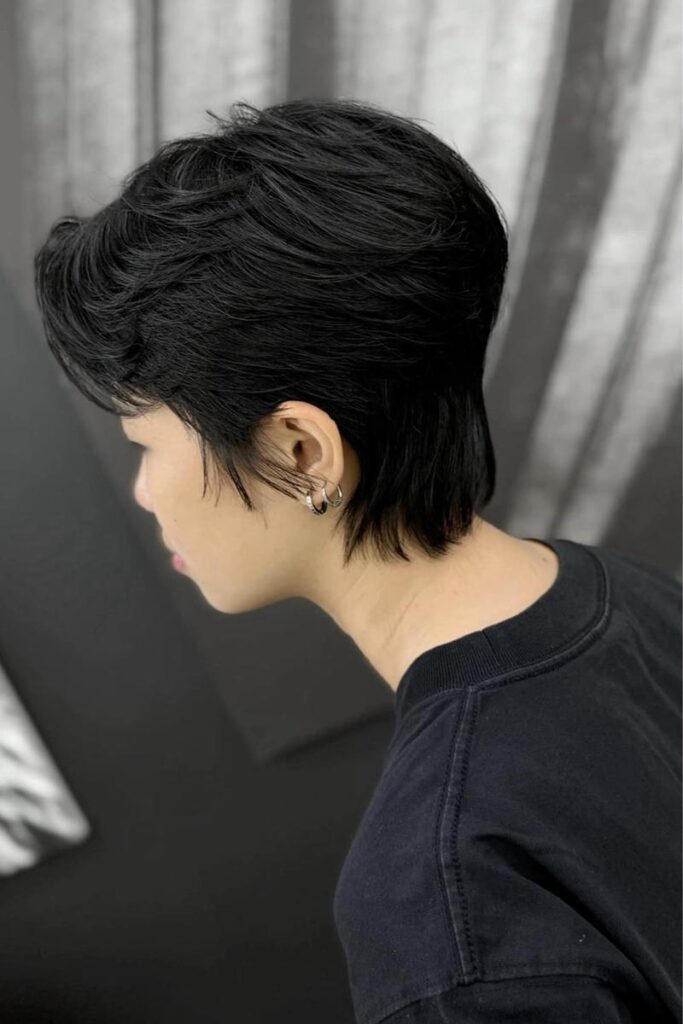 mẫu tóc tomboy nữ