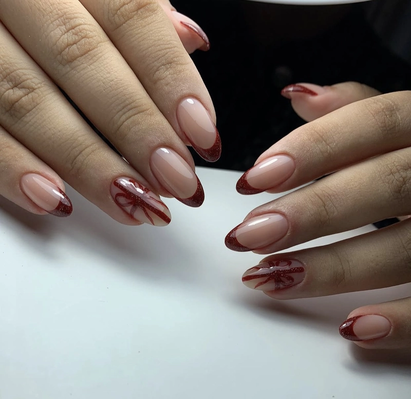 móng tay noel móng nhọn