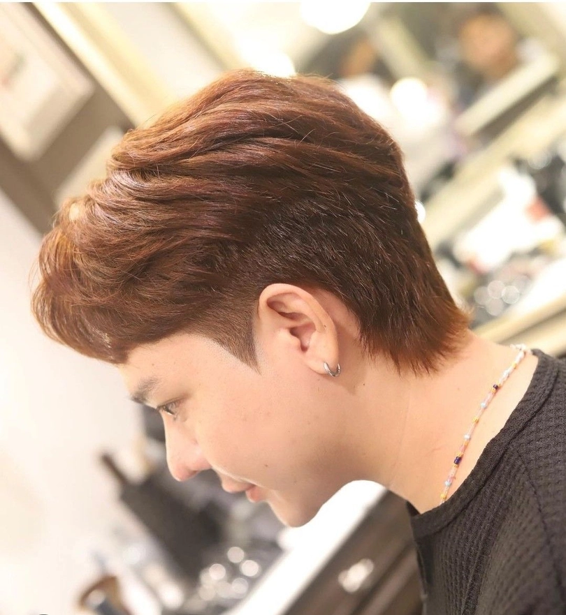 mullet side part 7 3 nam