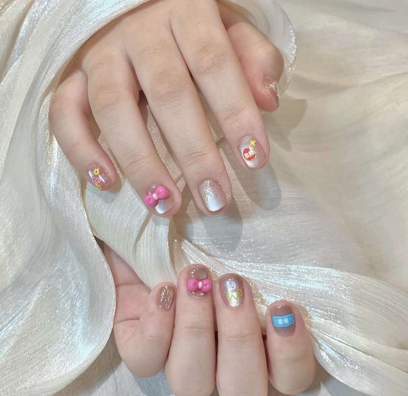 nail cho bé cute