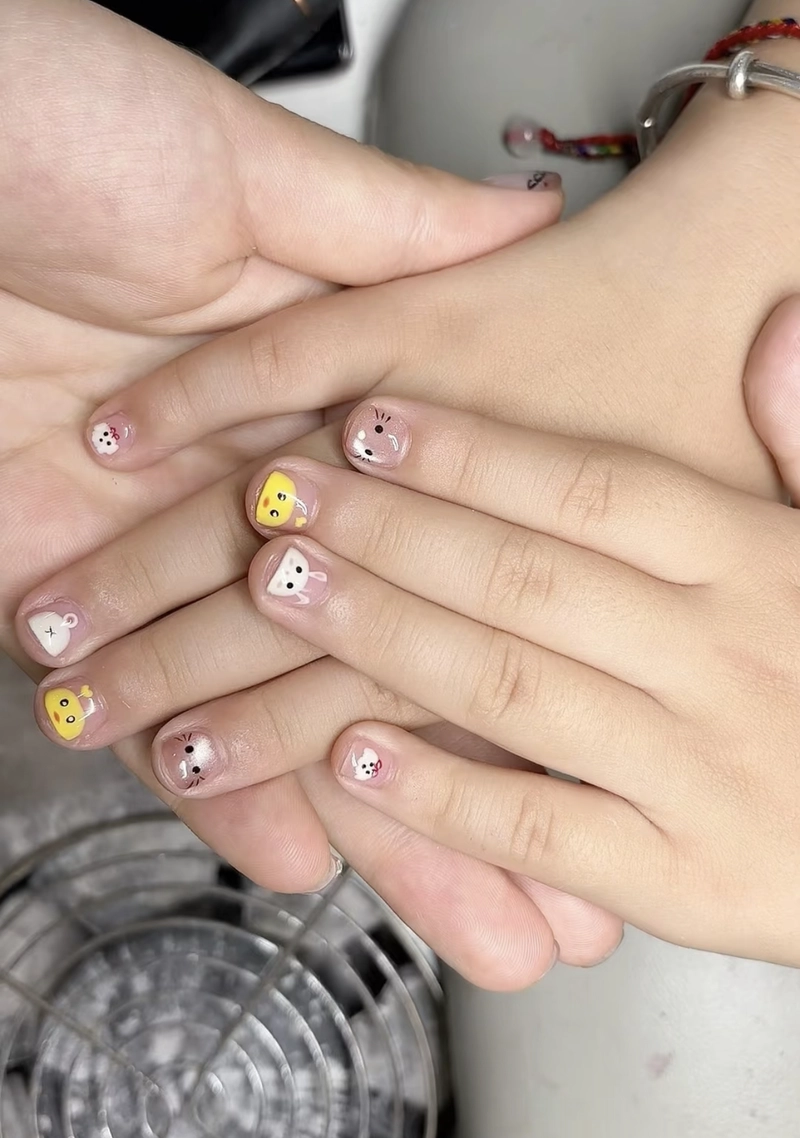 nail cho trẻ em đơn giản