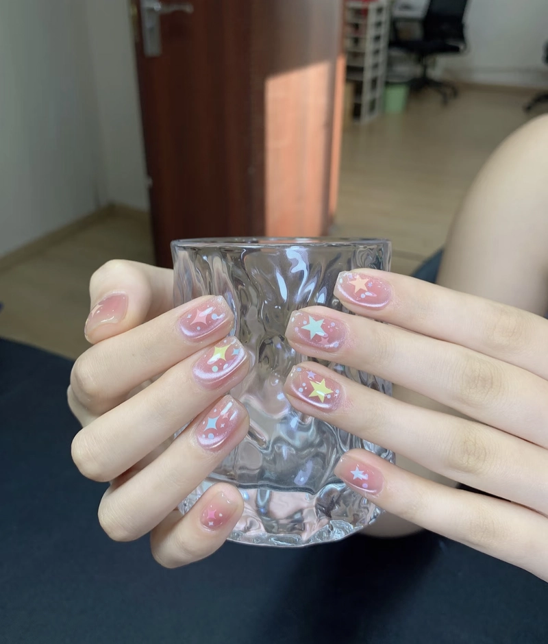 nail dễ thương đơn giản