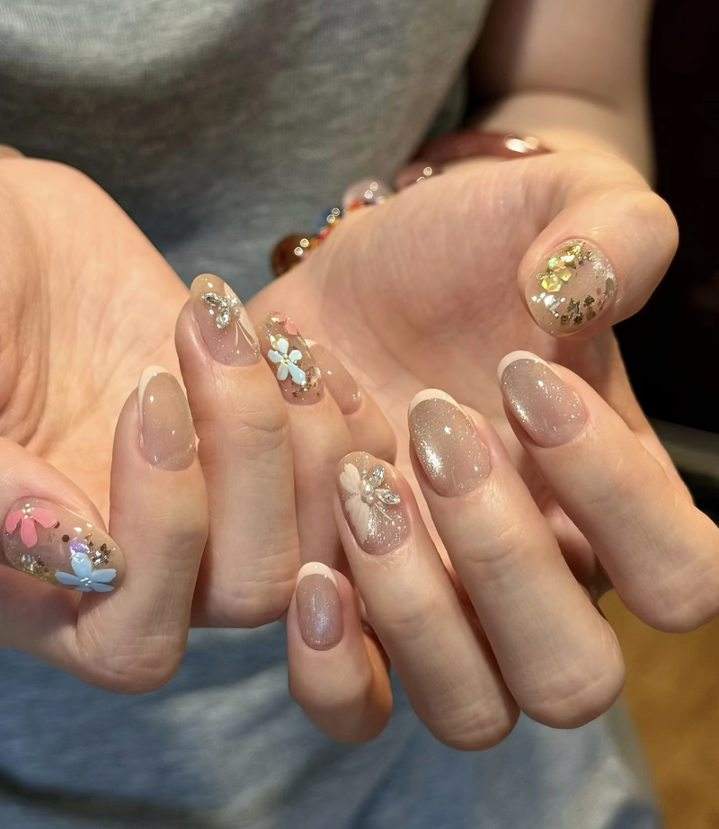 nail hoa anh đào