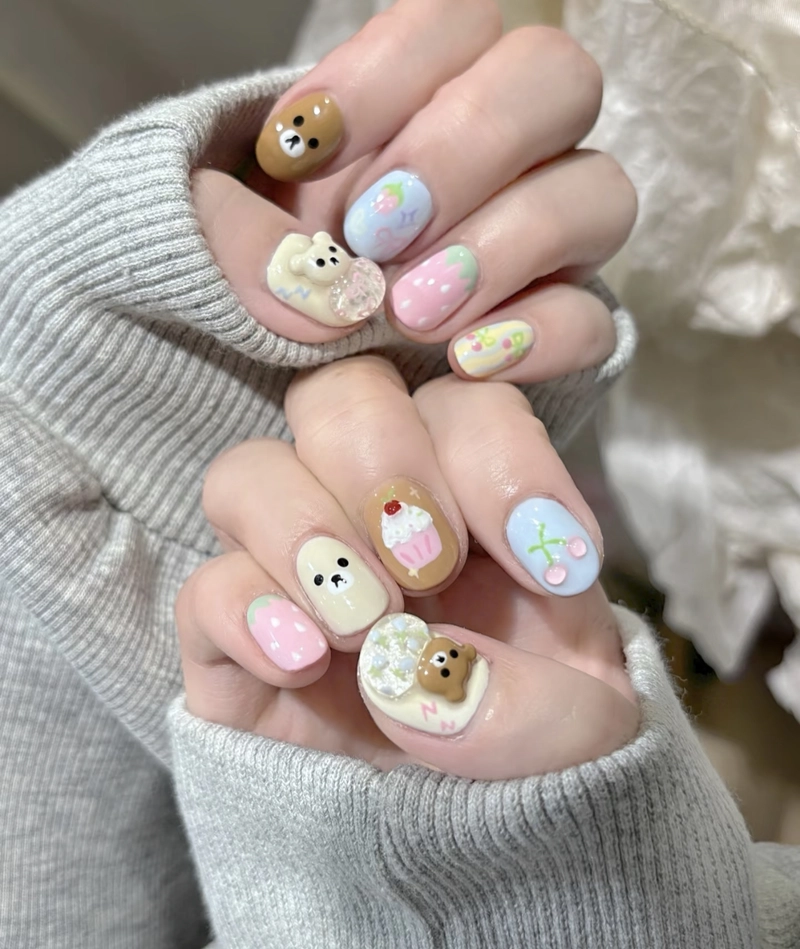 nail học sinh đẹp