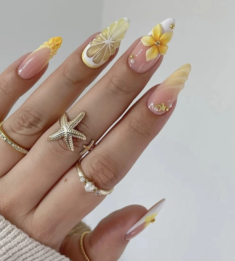 nail mùa hè 2025 cute