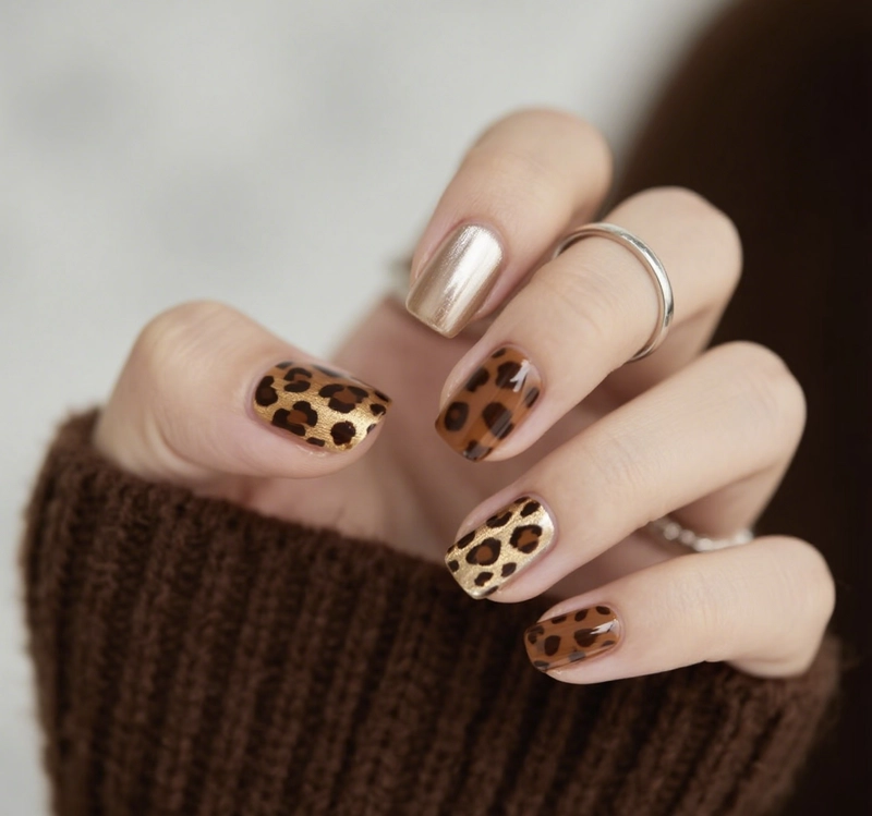 nail nâu tây