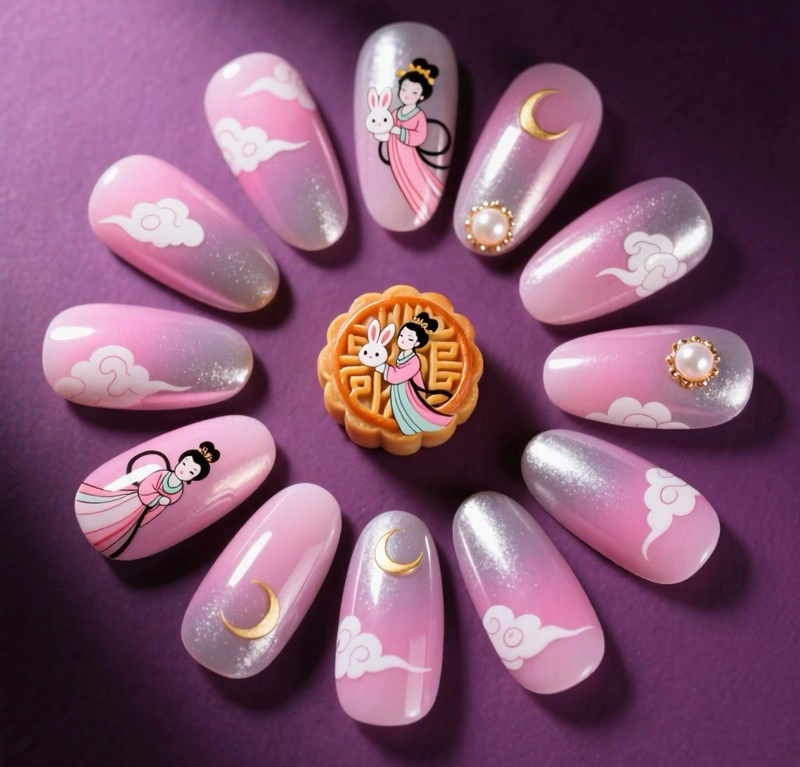 nail trung thu chị hằng