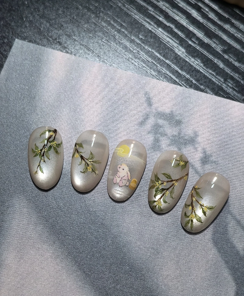 nail trung thu cực đẹp
