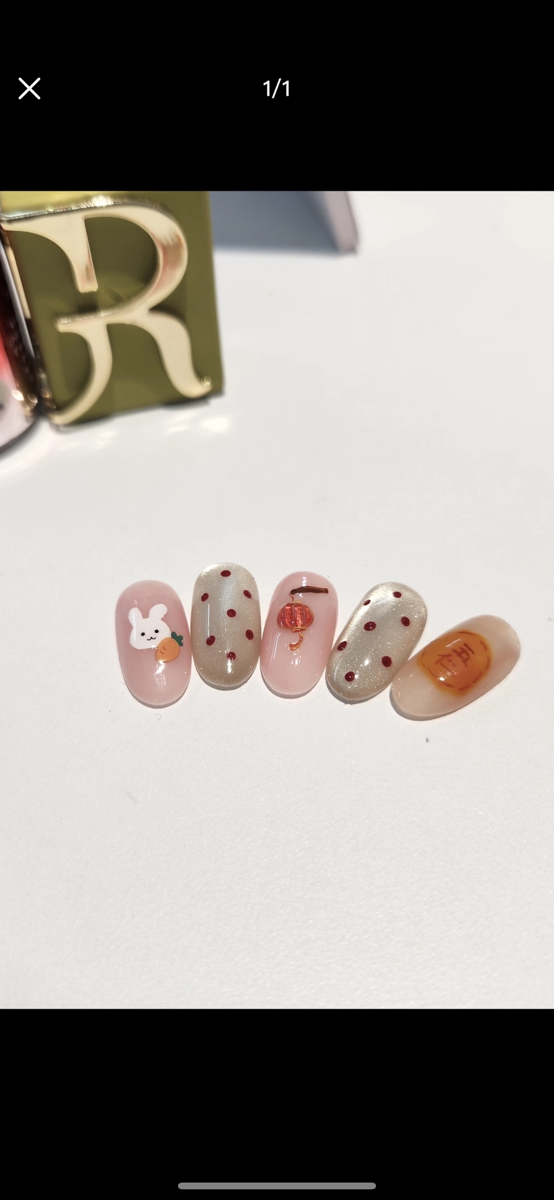 nail trung thu cute