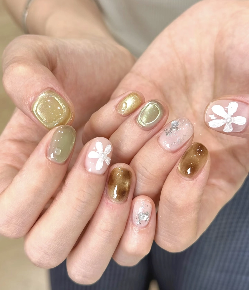 nail xinh đơn giản cho học sinh