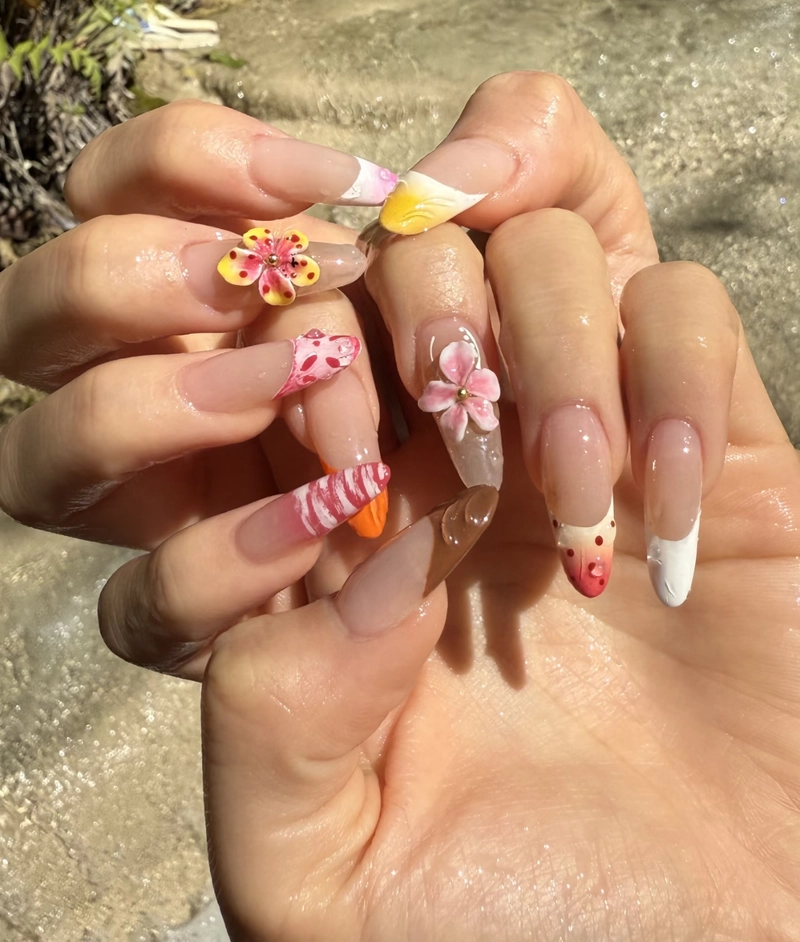 nail xinh mùa hè