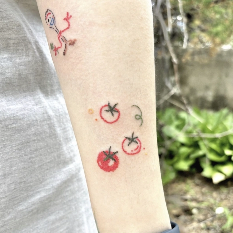 những hình xăm mini cute