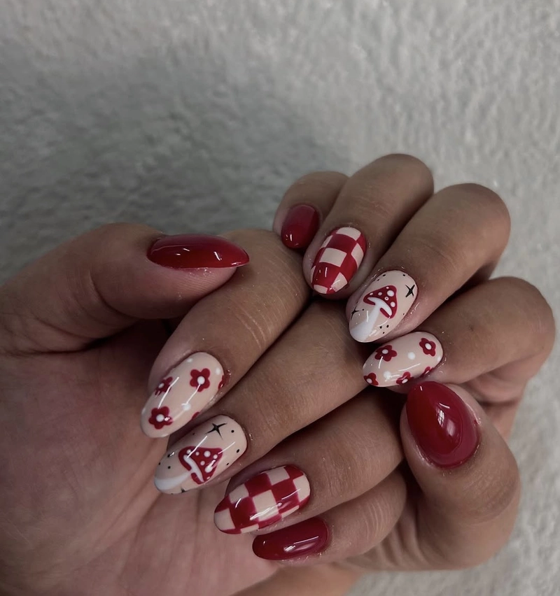 những mẫu nail dành cho da ngăm cute