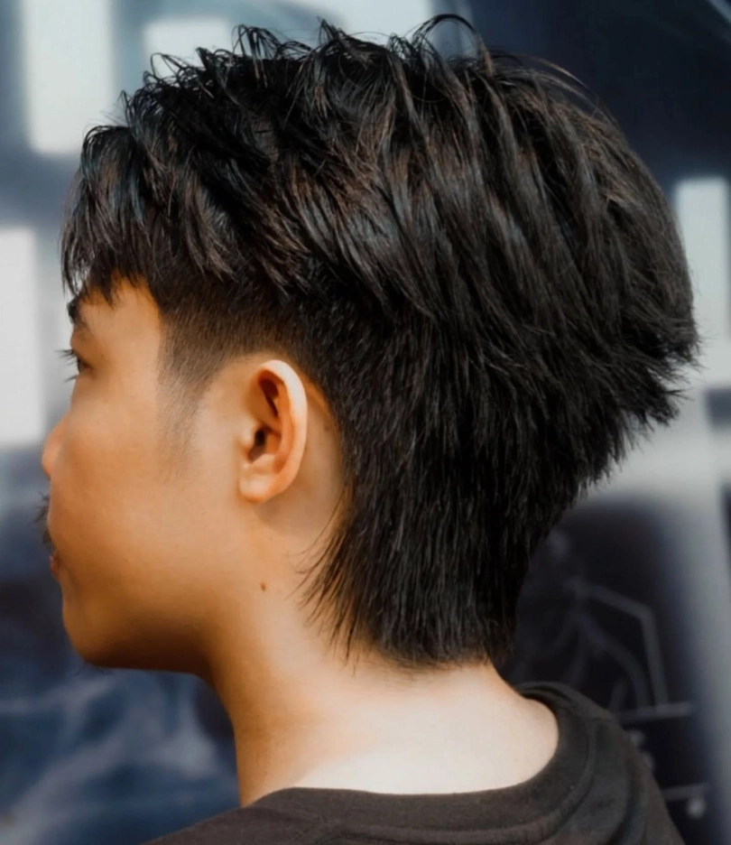 side part mullet 73
