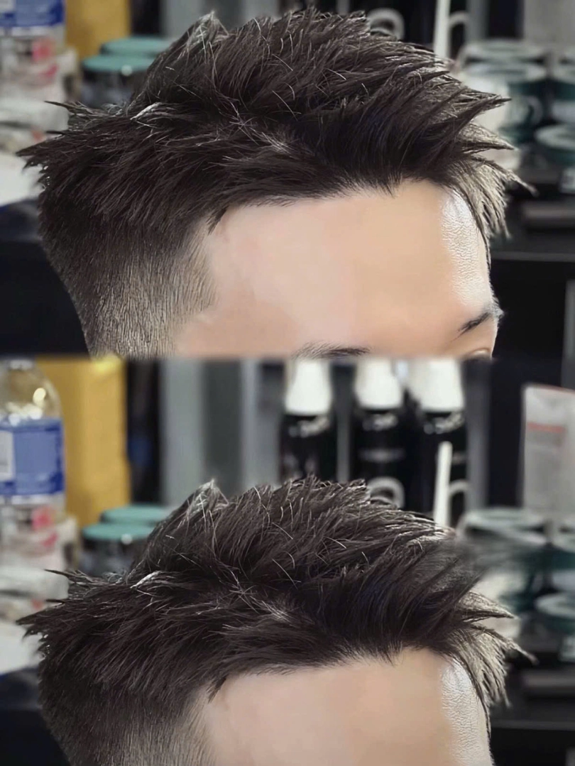 side part vuốt ngược kiểu Hàn