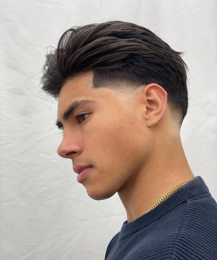 slick back side part