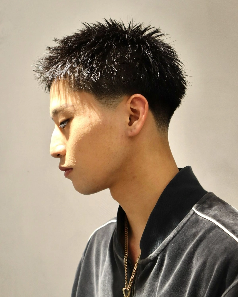 textured crop hair