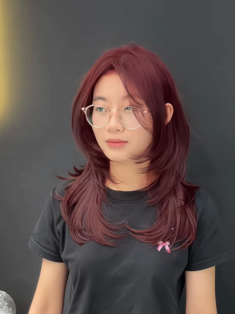 tóc butterfly cho mặt dài nữ