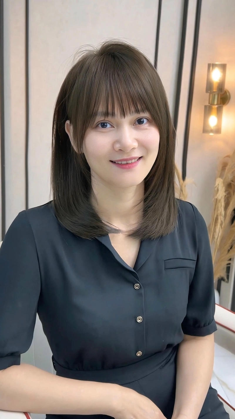 tóc butterfly nhẹ tuổi 50