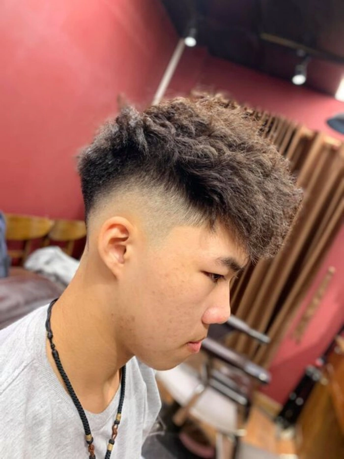 tóc con sâu phồng đẹp